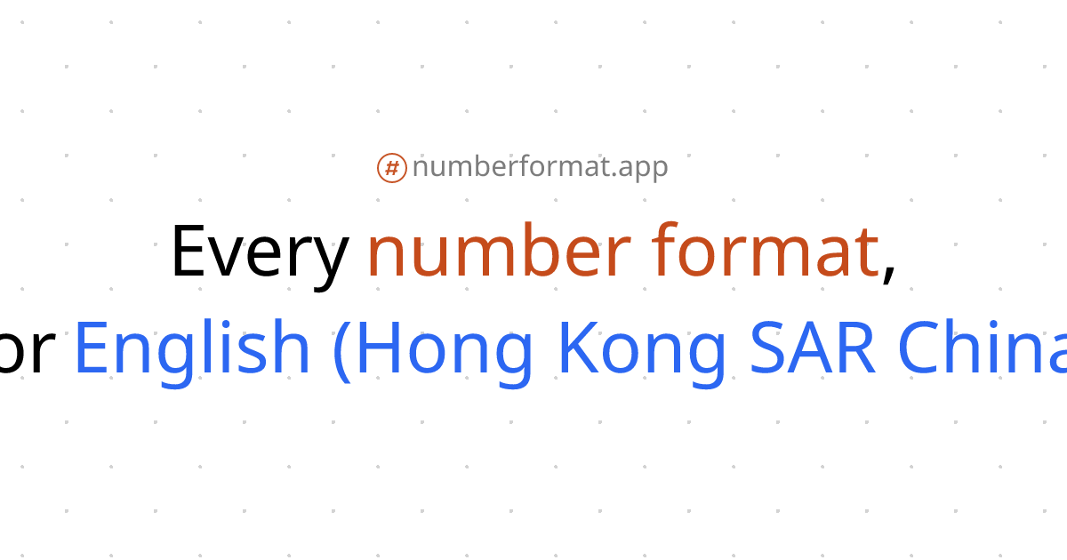 Longitude Number Format